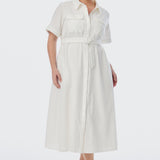 Broderie Anglaise Dress - White