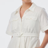 Broderie Anglaise Dress - White