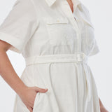 Broderie Anglaise Dress - White
