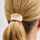 Resin Hair Cuff - Ecru