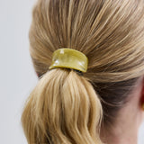 Resin Hair Cuff - Olive