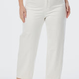 Signature Barrel Leg Jeans - White