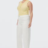 Signature Barrel Leg Jeans - White