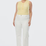 Signature Straight Leg Jeans - White