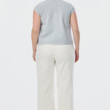 Pintuck Top - Ice Blue