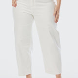 Signature Barrel Leg Jeans - White