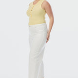 Signature Barrel Leg Jeans - White