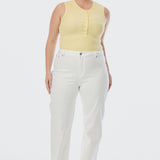 Signature Straight Leg Jeans - White