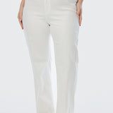 Signature Straight Leg Jeans - White