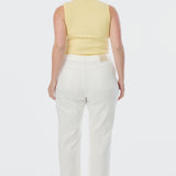 Signature Straight Leg Jeans - White