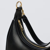 Crescent Shoulder Bag - Black