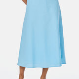 Slip Midi Skirt - Aquamarine