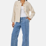 Panelled Jacket - Oatmeal