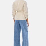 Panelled Jacket - Oatmeal