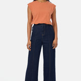 Cap Sleeve Jersey Tank - Terracotta