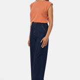 Cap Sleeve Jersey Tank - Terracotta