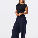 Asymmetric Knit Top - Black