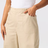 Pocket Barrel Pants - Biscuit