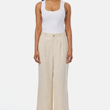 Straight Leg Pant - Oatmeal