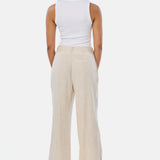 Straight Leg Pant - Oatmeal