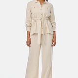 Straight Leg Pant - Oatmeal
