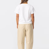 V Neck Relaxed T-Shirt - White
