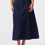 Denim Skirt - Indigo