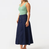 Denim Skirt - Indigo