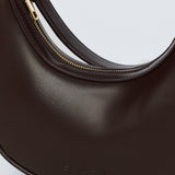 Crescent Shoulder Bag - Chocolate