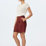 Knit Cap Sleeve Top - White