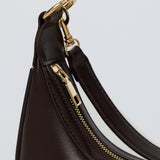 Crescent Shoulder Bag - Chocolate