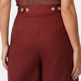 Adjustable Bermuda Short - Sangria