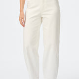 Signature Barrel Leg Jeans - White