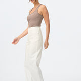 Signature Barrel Leg Jeans - White