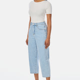 Signature Barrel Leg Jeans - Light Blue Wash