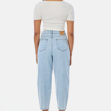 Signature Barrel Leg Jeans - Light Blue Wash
