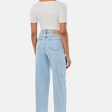 Signature Barrel Leg Jeans - Light Blue Wash