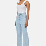 Signature Straight Leg Jeans - Light Blue Wash