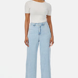 Signature Wide Leg Jeans - Light Blue Wash