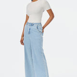 Signature Wide Leg Jeans - Light Blue Wash