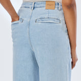 Signature Wide Leg Jeans - Light Blue Wash