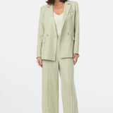 Tailored Double Breasted Blazer - Pistachio