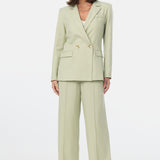 Tailored Double Breasted Blazer - Pistachio