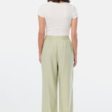 Tailored Pintuck Pants - Pistachio