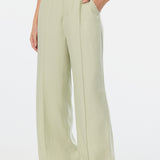 Tailored Pintuck Pants - Pistachio