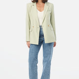 Tailored Double Breasted Blazer - Pistachio