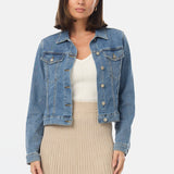 Denim Jacket - Mid Blue Wash