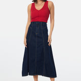 Denim Skirt - Indigo