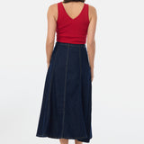 Denim Skirt - Indigo