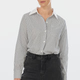 Pocket Shirt - Navy Stripe